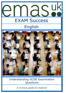 English Exam book cover