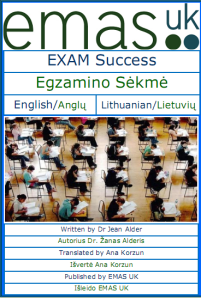 Exam Success - English/Lithuanian Learn all the words needed to sit exams and tests in English.